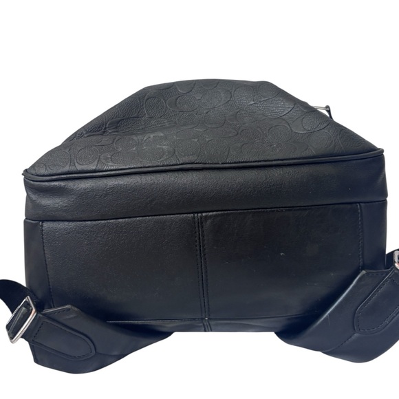 Coach Embossed Black Backpack - Picture 3 of 11